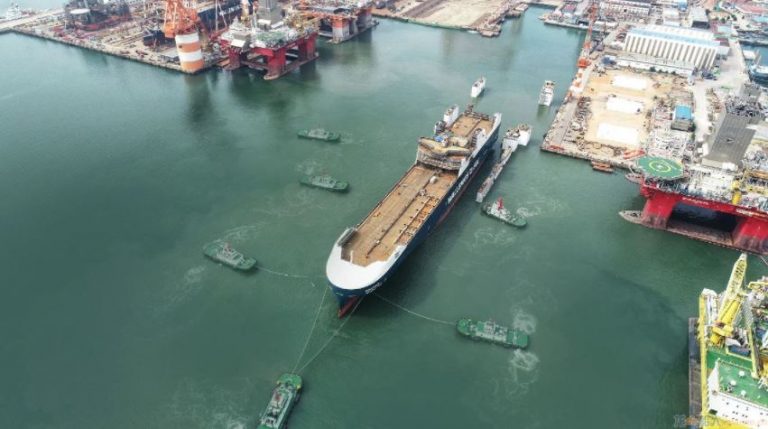 Wallenius SOL’s first LNG-powered vessel launched in China