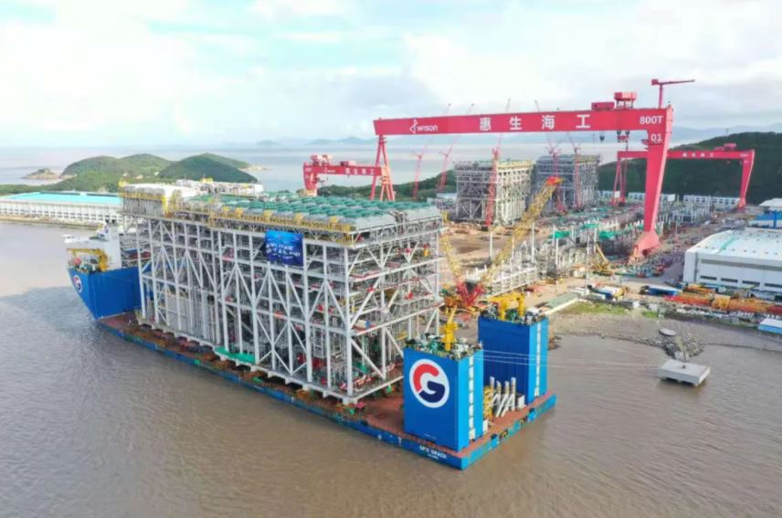 Arctic LNG 2 modules leave Chinese yard