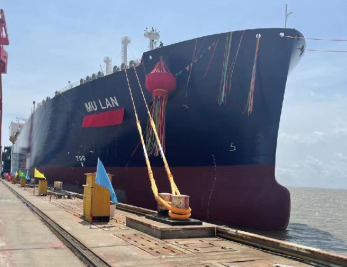 Hudong completes first LNG carrier for CSSC Shipping