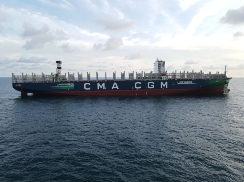 CMA CGM welcomes another LNG-powered vessel in its fleet