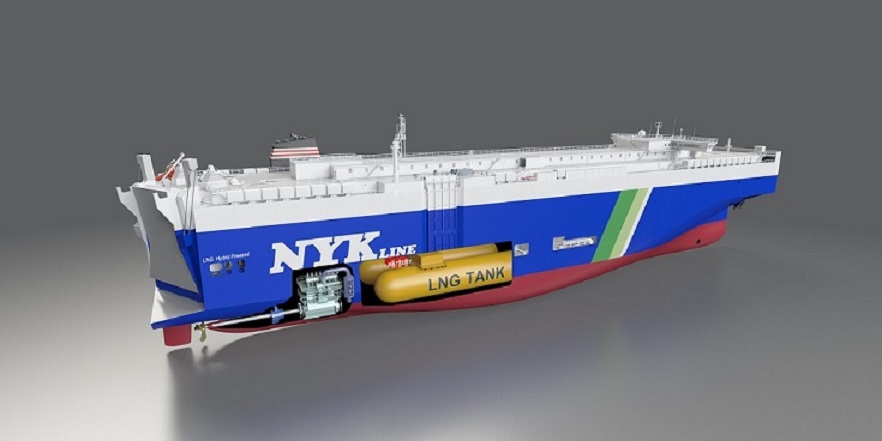 China Merchants Jinling starts work on first LNG PCTC for NYK
