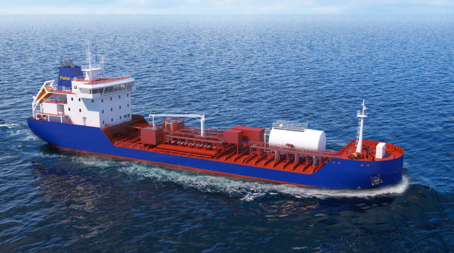 Chinese yard starts work on first LNG-powered tanker for James Fisher