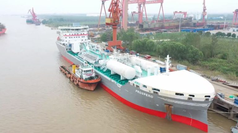 Wuhu to deliver Donsotank’s 1st LNG-powered tanker
