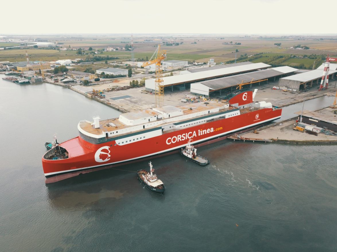 Corsica Linea to take delivery of first LNG ferry in 2022