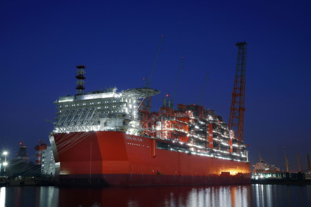 Samsung holds naming ceremony for Eni’s Coral Sul FLNG