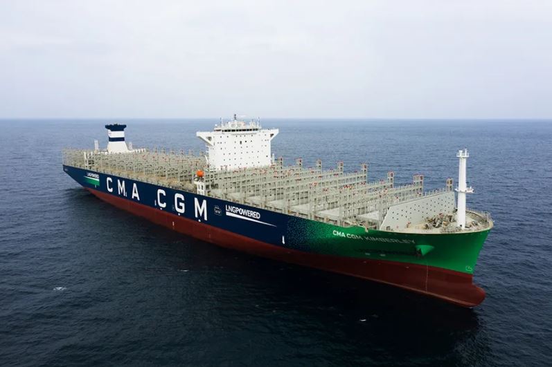 CMA CGM takes delivery of LNG-powered Kimberley