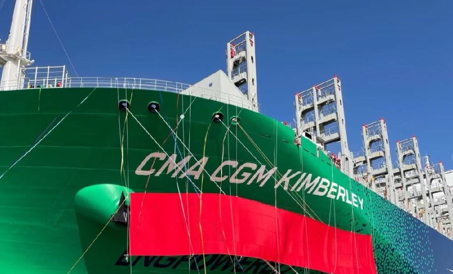 CMA CGM takes delivery of LNG-powered Kimberley