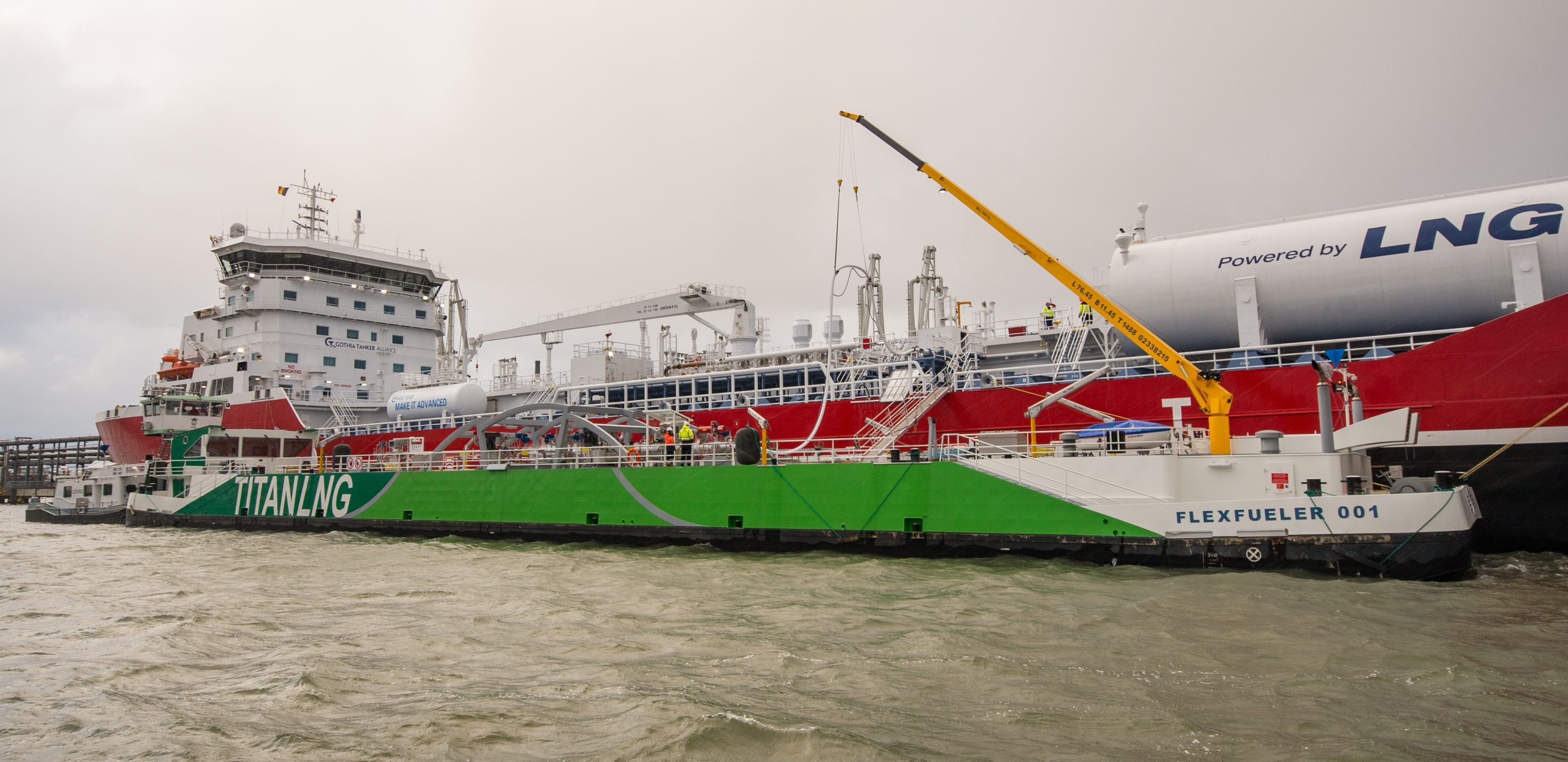 Titan LNG develops new tank concept for bunkering barges
