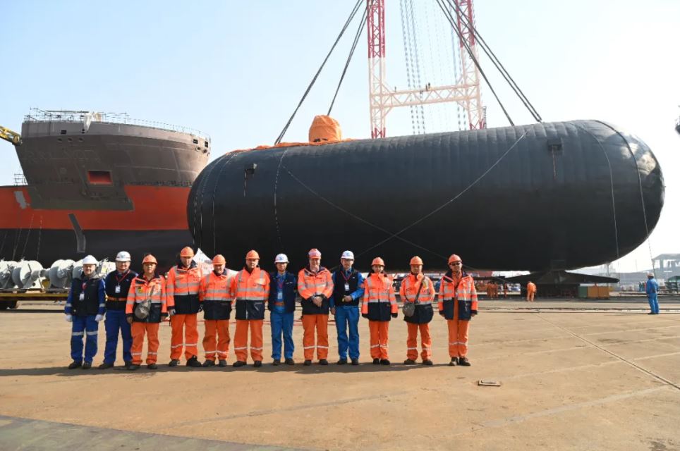 Anthony Veder’s small-scale LNG carrier gets tank