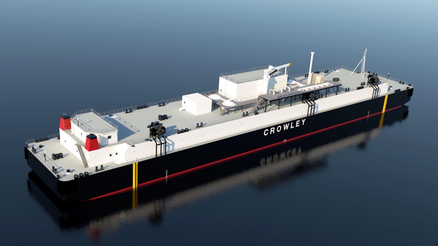 Fincantieri kicks off work on Crowley's LNG bunkering barge