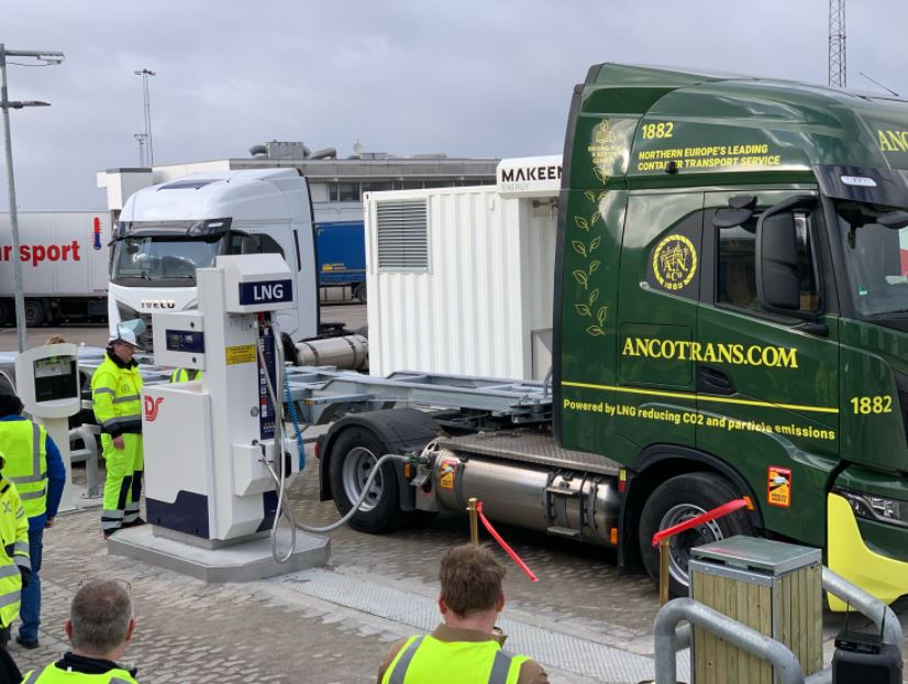 Q8 opens Denmark’s first LNG truck filling station
