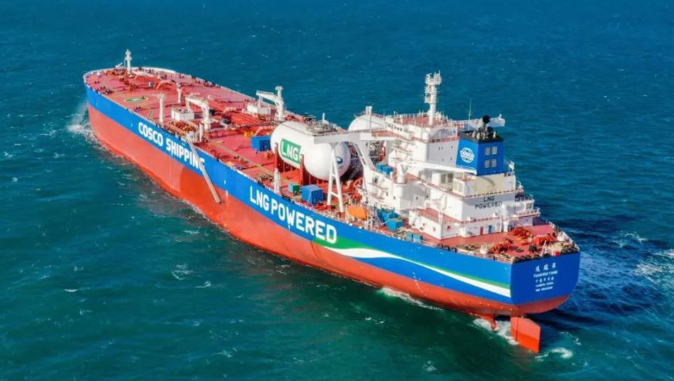 DSIC delivers first LNG-powered VLCC to COSCO Shipping