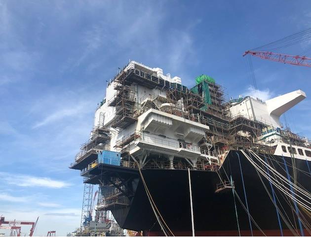 Kosmos BP’s Tortue FLNG project 70 percent complete