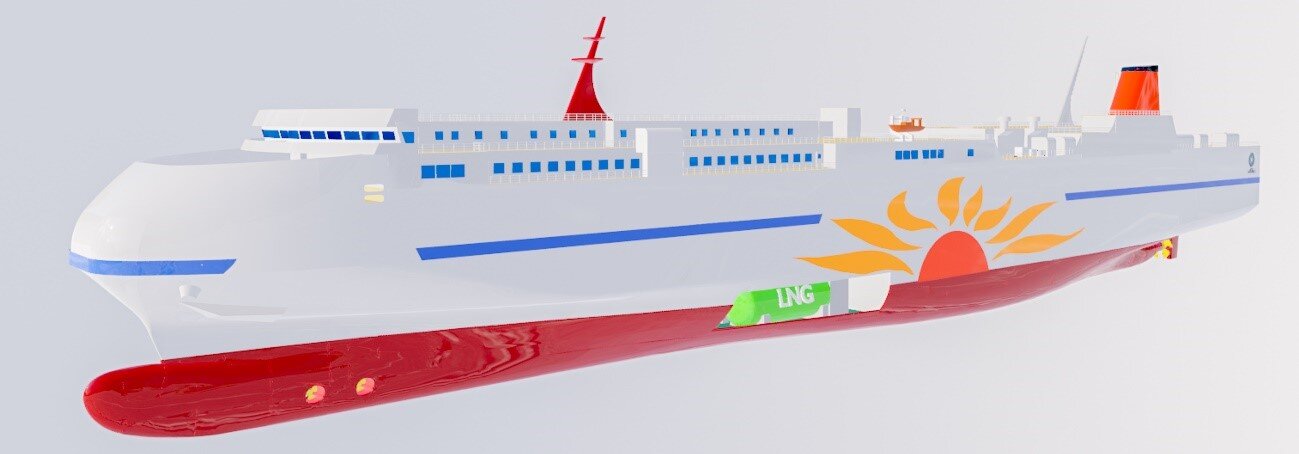 MOL orders LNG ferry duo at Naikai Zosen
