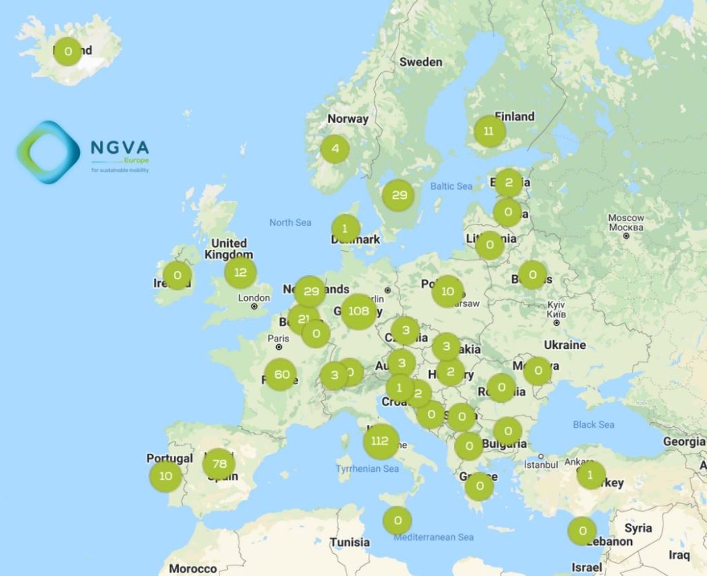 Report Europe now has 500 LNG stations