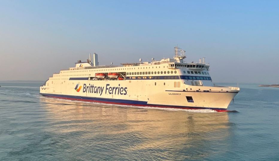 Brittany Ferries UK’s first LNG-powered ferry on way to Spain