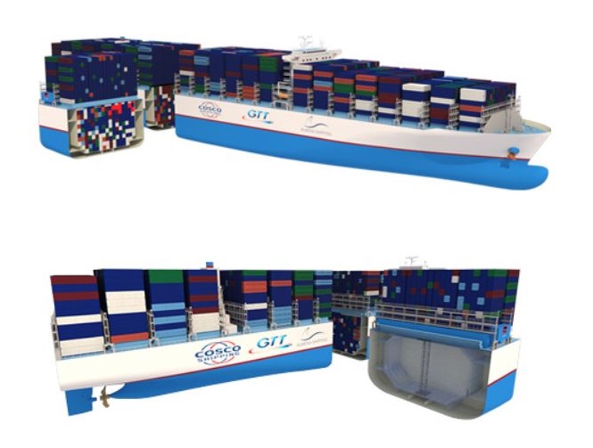 GTT and partners win BV OK for new LNG containership retrofit concept