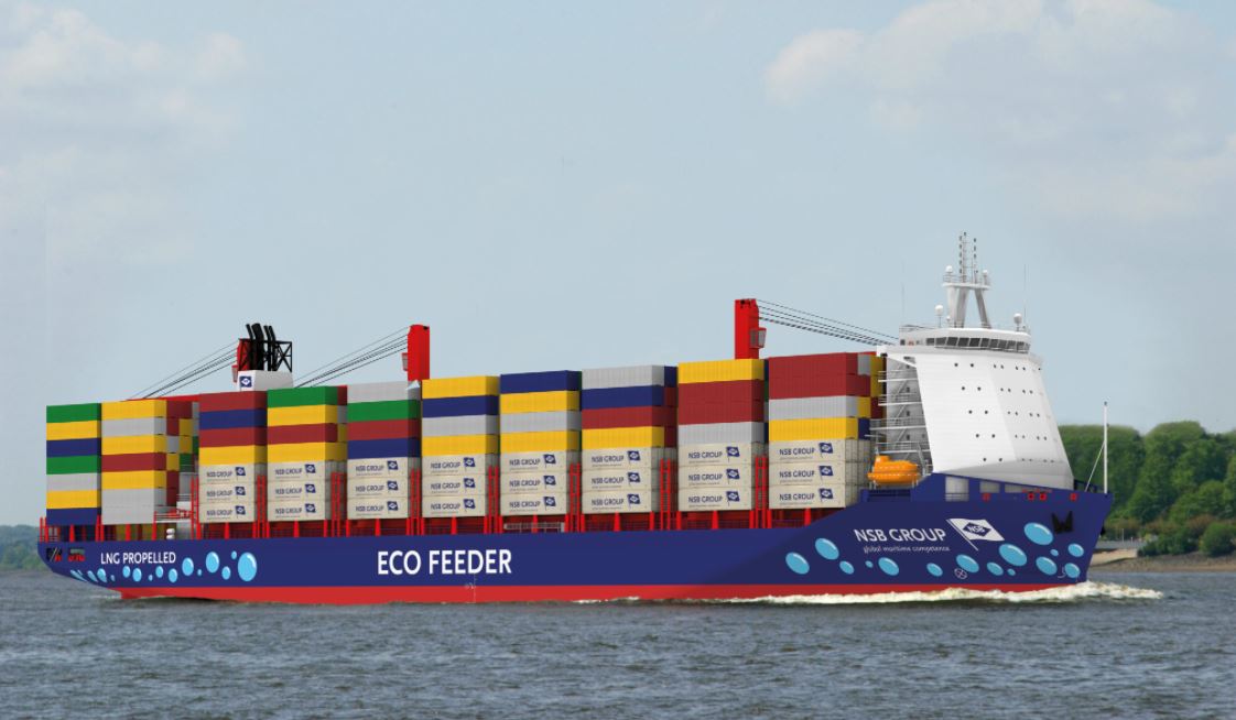 Germany’s NSB develops new LNG-powered feeder containership design