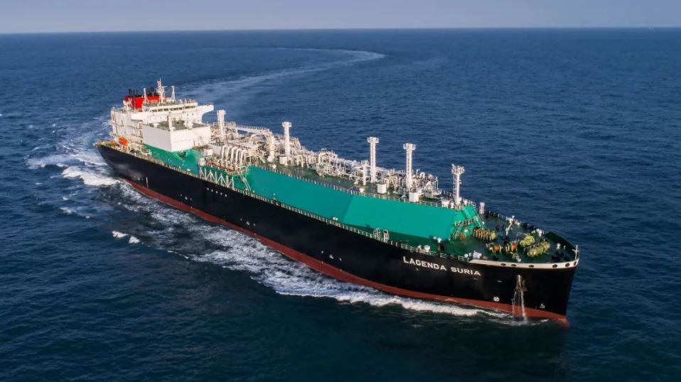 K Line’s first mid-sized LNG carrier wraps up gas trials