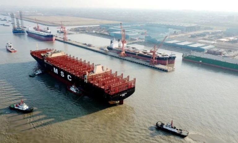 MSC to start using its first LNG-powered containership