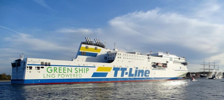 Germany’s TT-Line starts using LNG-powered newbuild