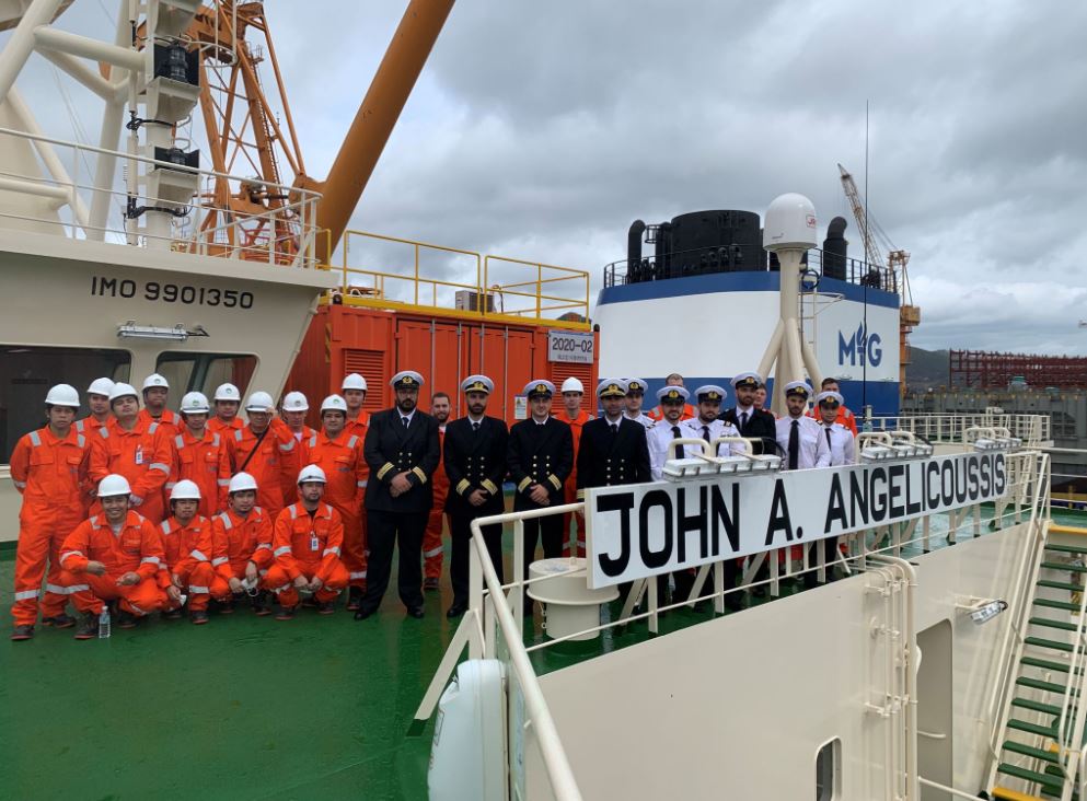 Greece's Maran Gas welcomes LNG carrier John A. Angelicoussis to its fleet (3)