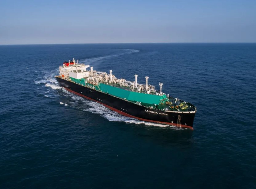 K Line takes delivery of first Petronas-chartered mid-sized LNG tanker