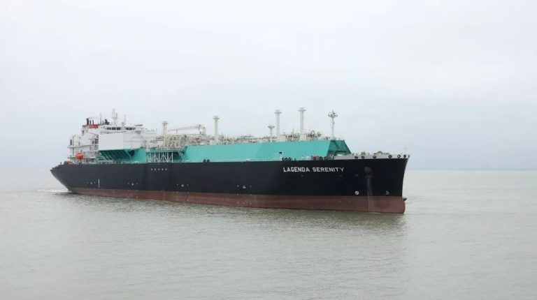 K Line’s second LNG carrier wraps up gas trials in China