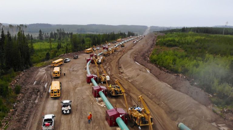 LNG Canada pipeline more than 62 percent done