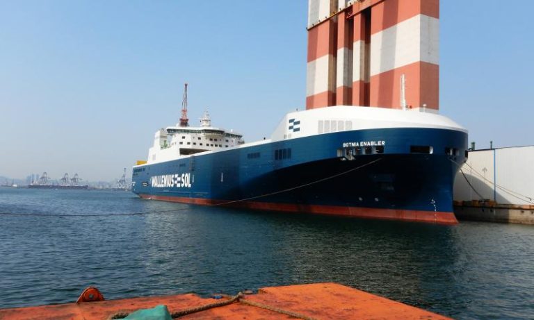 Wallenius SOL takes delivery of LNG-powered Botnia Enabler in China