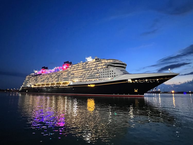 LNG-fueled Disney Wish arrives at Port Canaveral