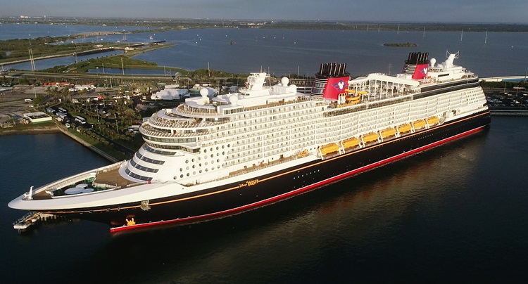 LNG-fueled Disney Wish arrives at Port Canaveral
