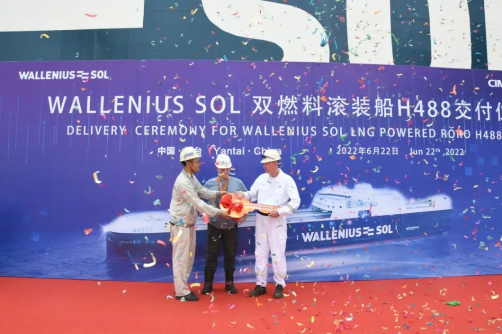 Wallenius SOL takes delivery of LNG-fueled Baltic Enabler