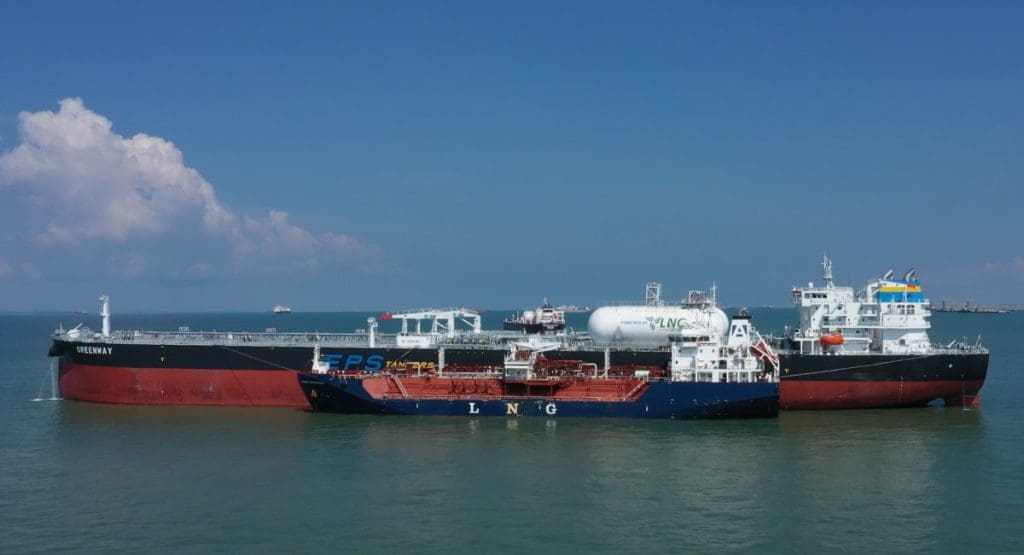 EPS says completes bunkering op for world's first LNG-powered Suezmax