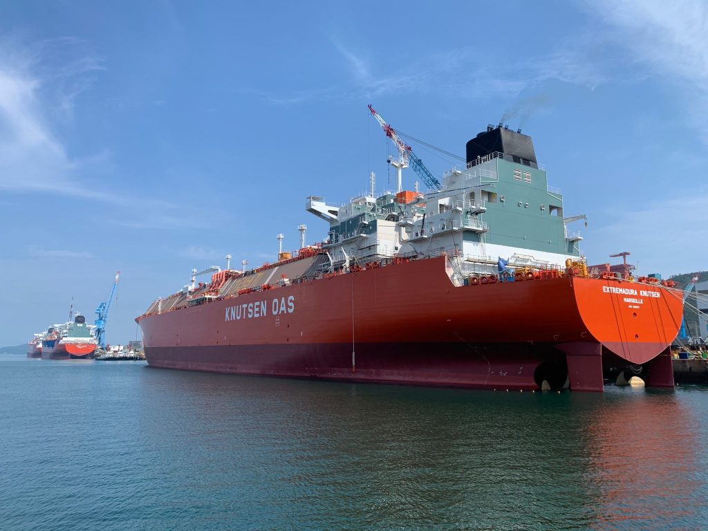 Another Knutsen LNG newbuild nearing delivery in South Korea