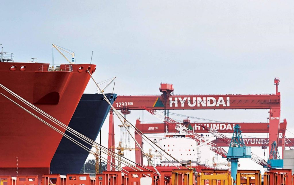 Hyundai Heavy, Hyundai Samho win orders for 10 LNG carriers worth about $2.2 billion