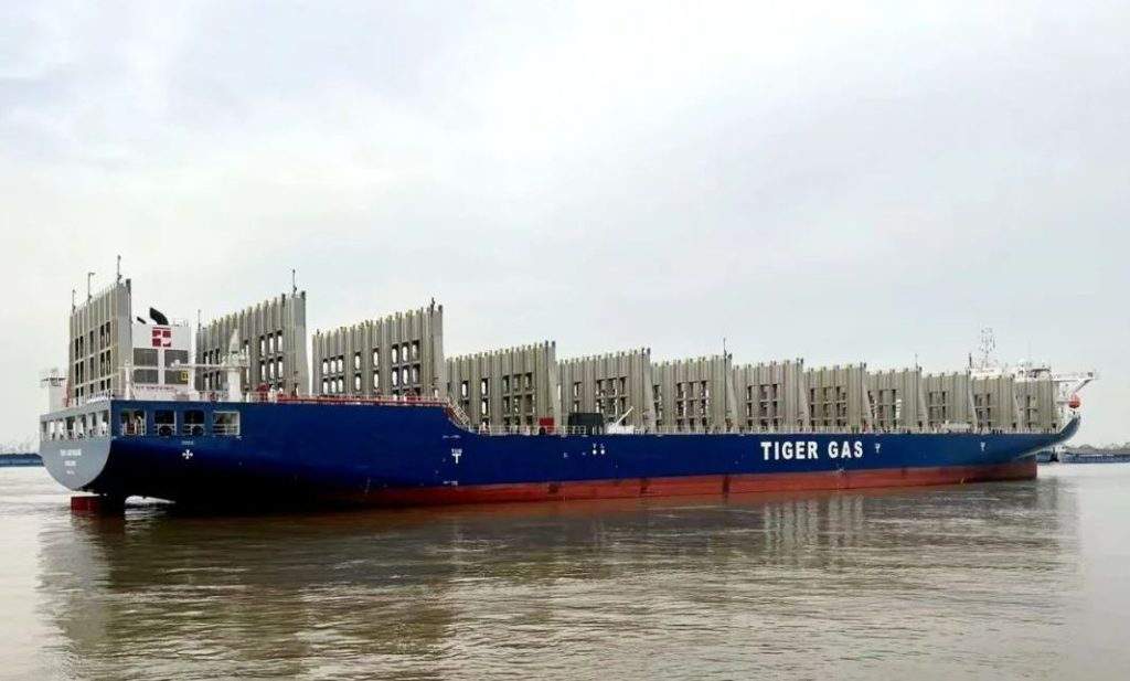 Tiger Gas welcomes fourth LNG tank carrier in its fleet