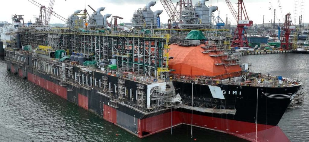 Golar says Gimi FLNG 86 percent complete