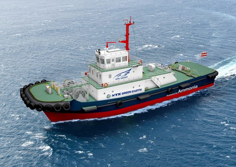 NYK to convert LNG-powered tug to run on ammonia