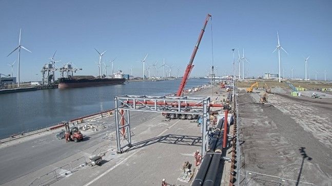 Work progresses on Gasunie’s Eemshaven LNG import hub