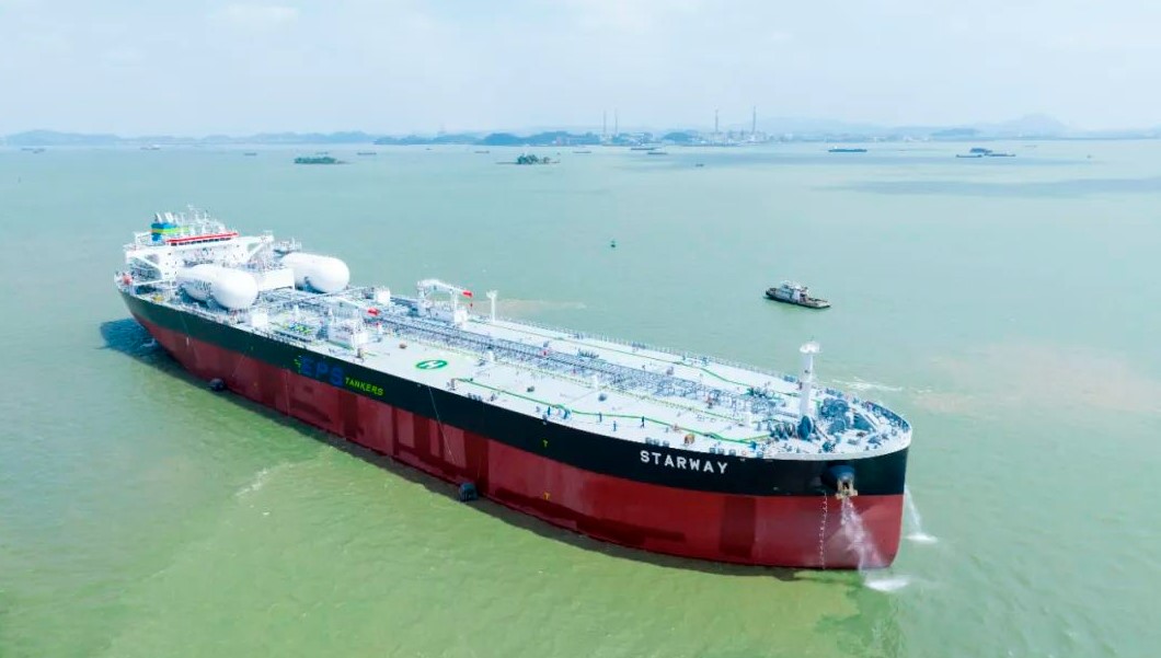 EPS takes delivery of second LNG-fueled Suezmax