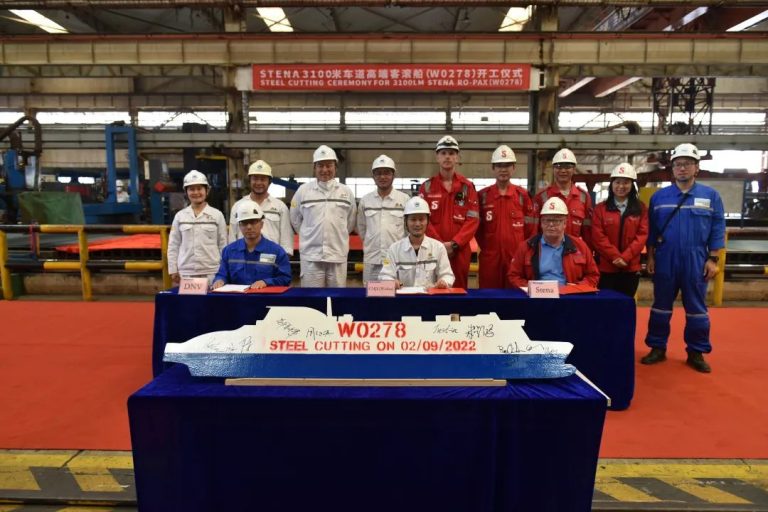 Chinese yard kicks off work on another LNG-powered vessel for Stena