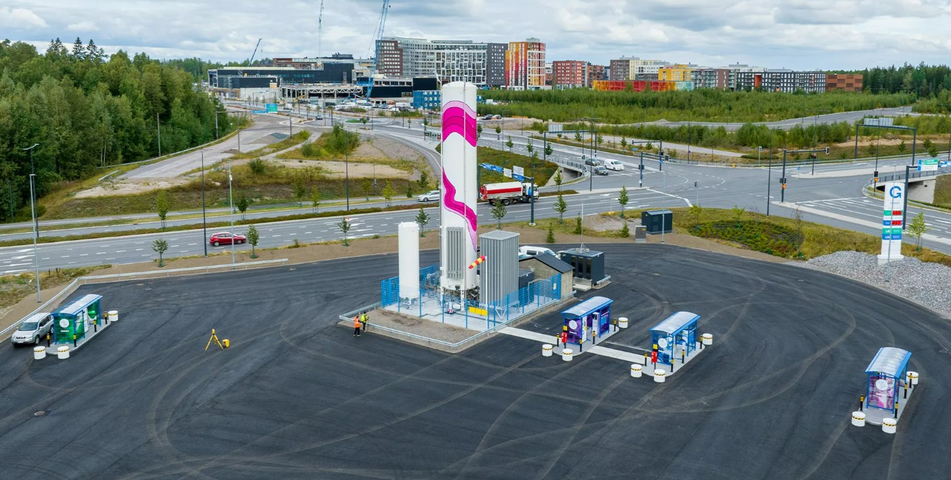 Gasum launches new LNG fueling station in Finland