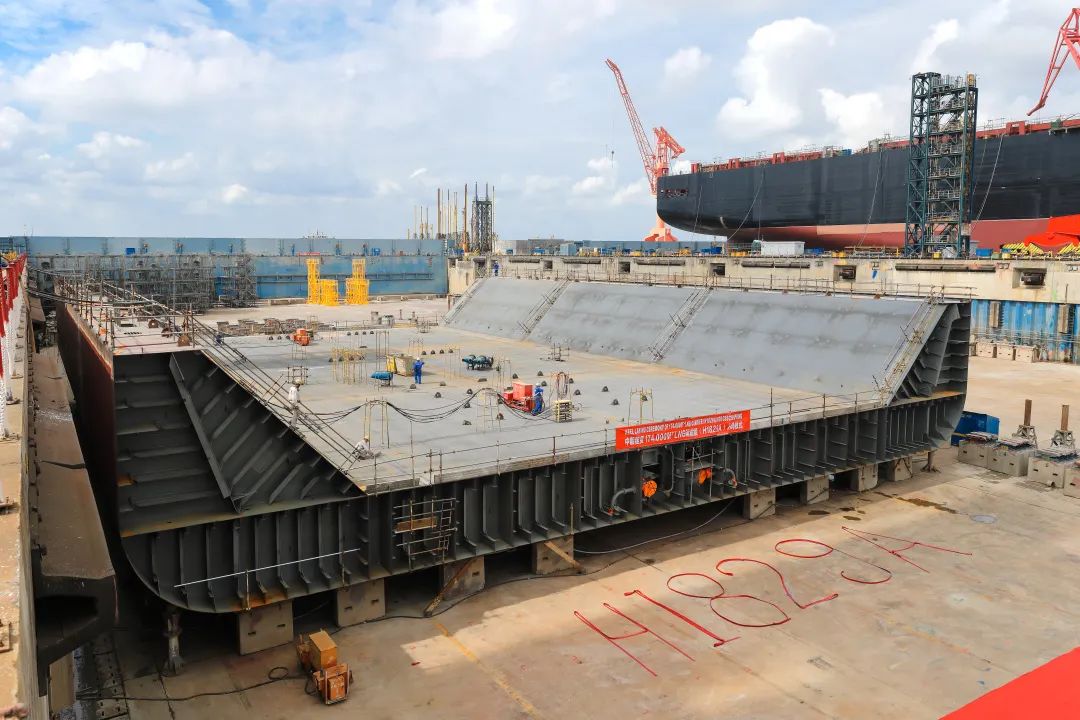 Hudong-Zhonghua lays keel for CSSC Shipping's third LNG tanker