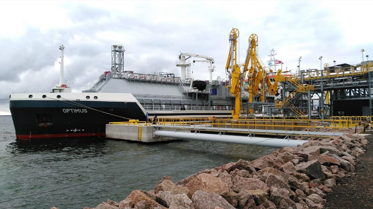 Titan delivers cargo from Zeebrugge to Finland's new Hamina LNG terminal
