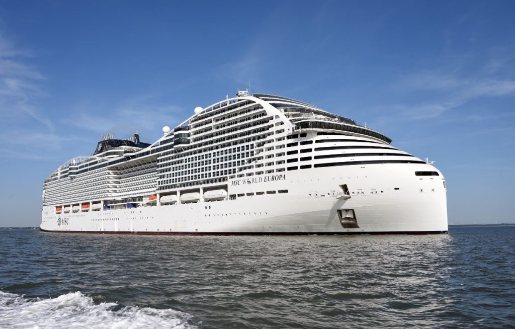 MSC Cruises takes delivery of first LNG-powered vessel in France