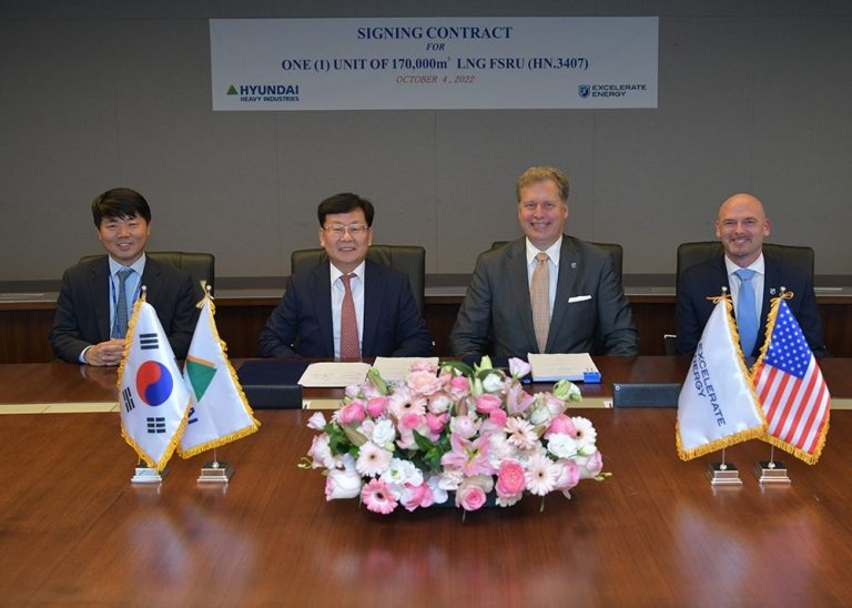 Excelerate to splash about $332 million on FSRU order in South Korea