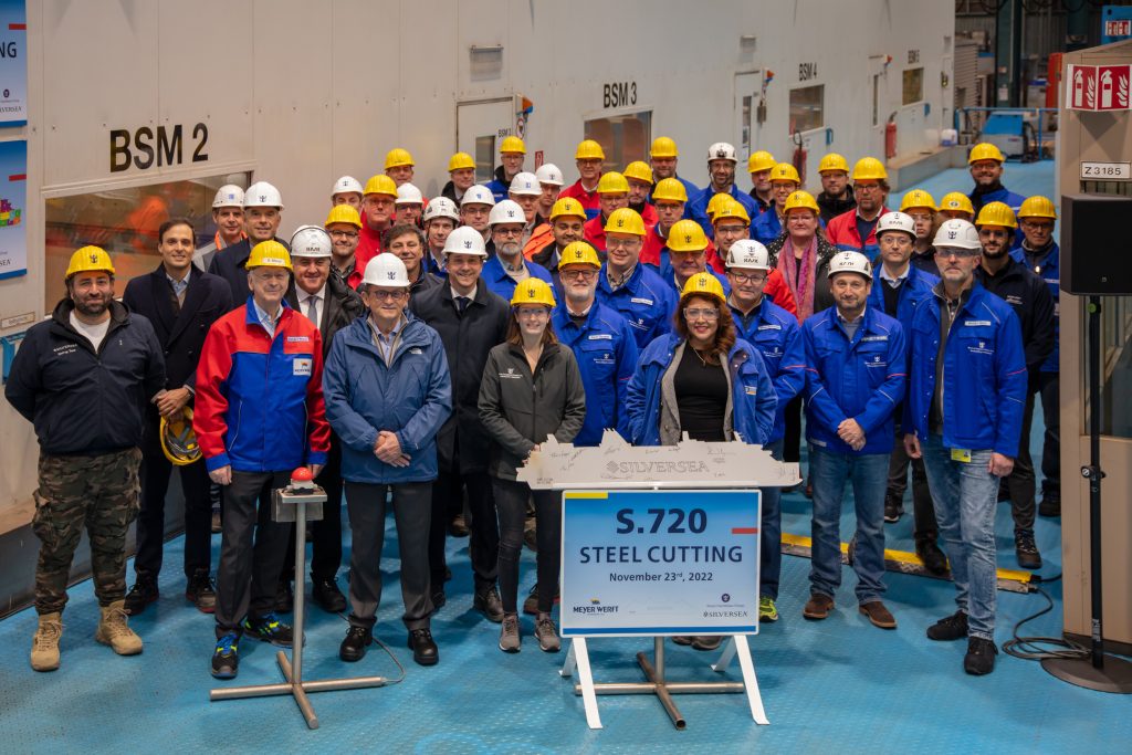 Meyer Werft kicks off work on second LNG-powered ship for Silversea Cruises