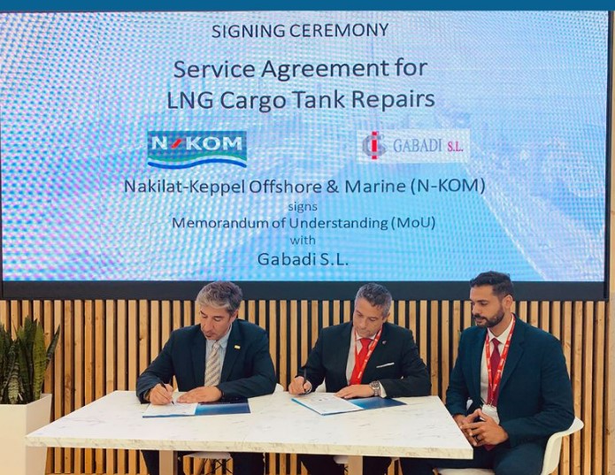 N-KOM, Gabadi ink LNG tank repair pact