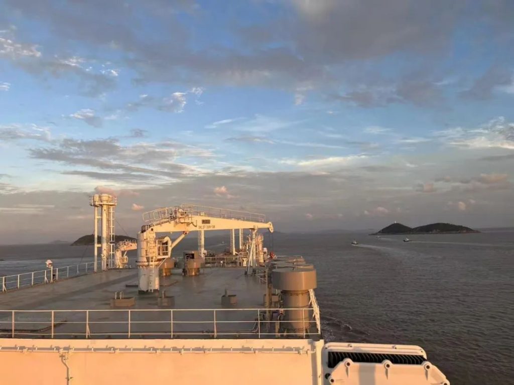 Hudong-Zhonghua: second LNG carrier for Cosco and PetroChina almost complete
